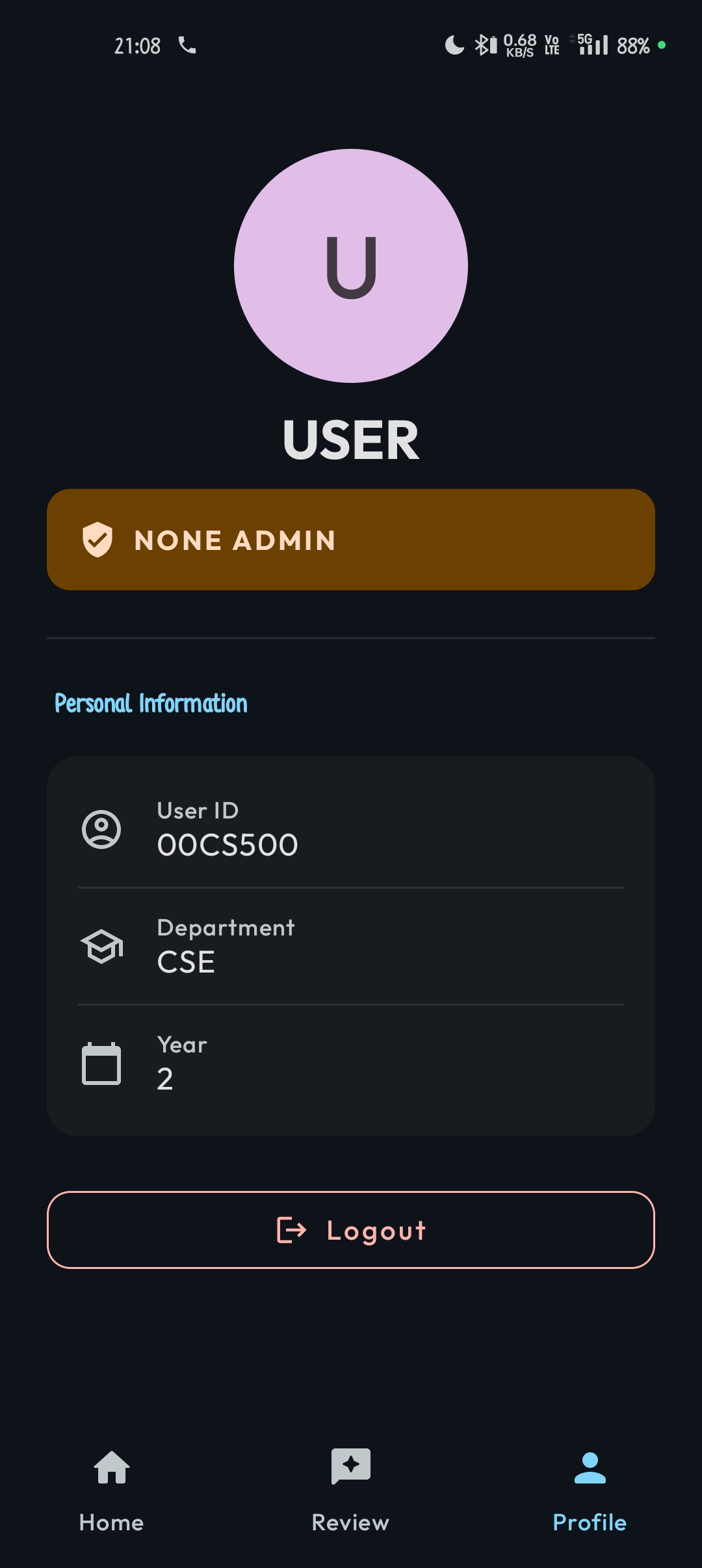 Student Profile